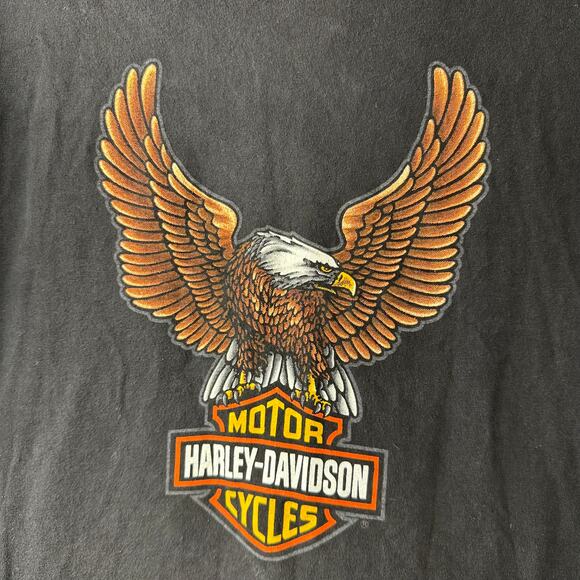 XL VTG Harley-Davidson Southern Las Vegas Eagle Motorcycle T-Shirt Black US Made - Picture 4 of 7